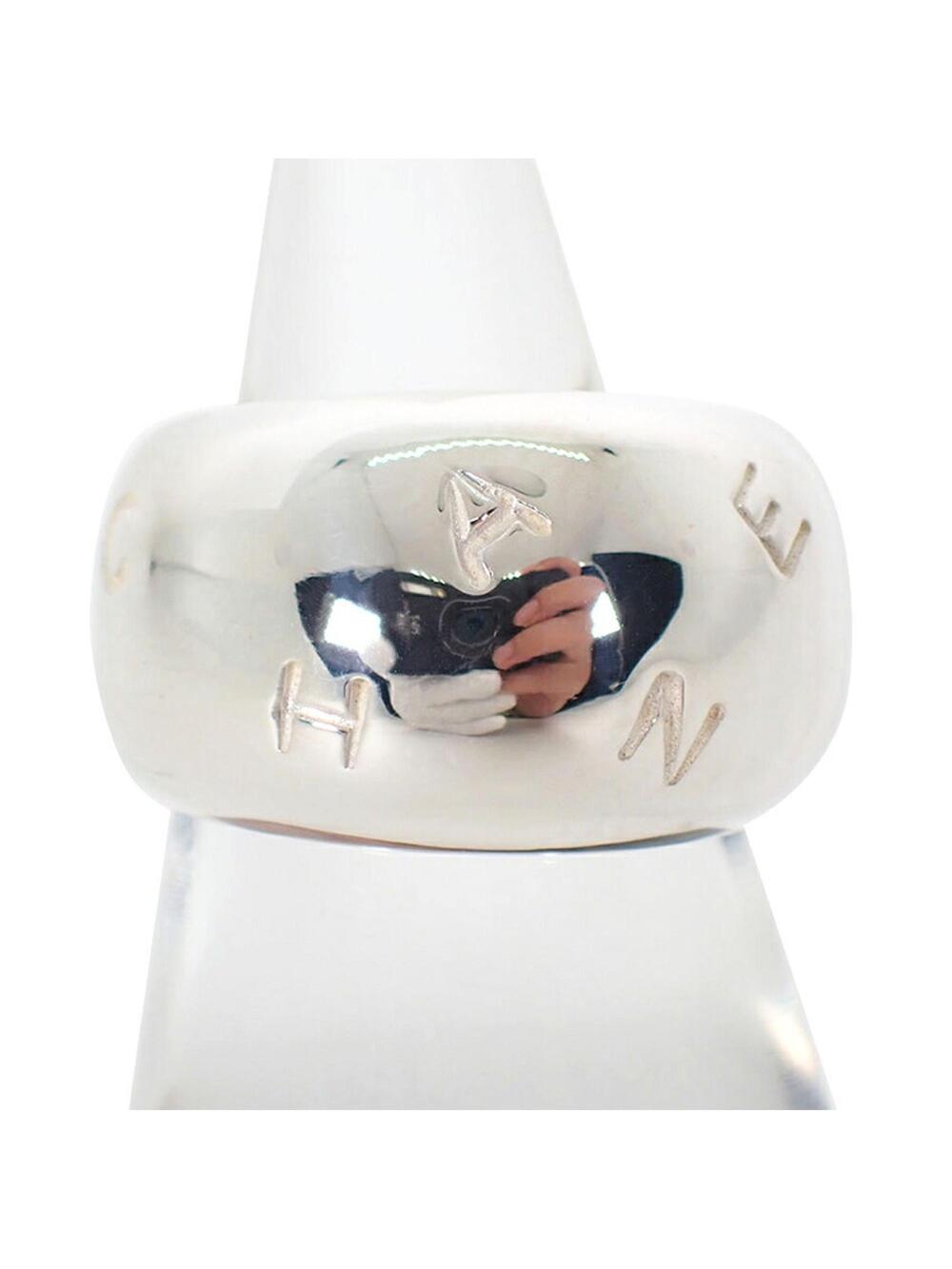 Chanel Band Ring Sterling Silver #346897C83B